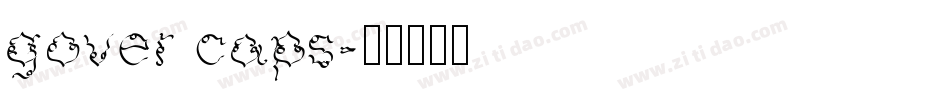 gover caps字体转换